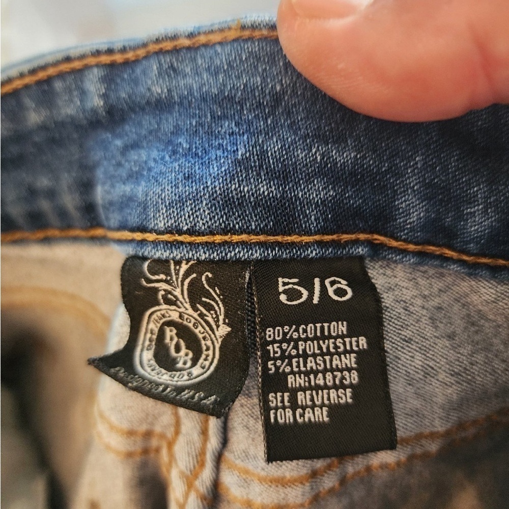 Bob jeans hi rise skinny size 5/6 - Picture 2 of 3
